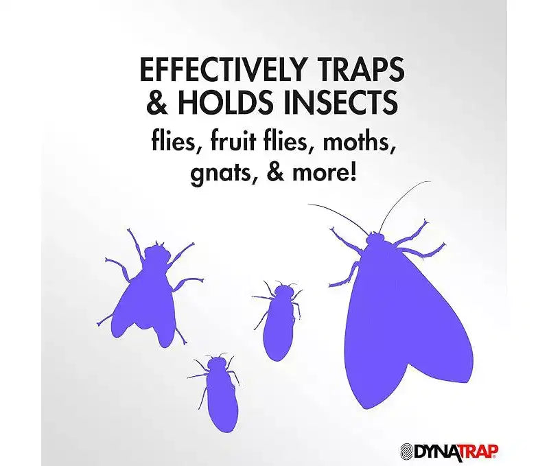 DynaTrap 23005-0612 DOT StickyTech Replacement Indoor Flying Insect Trap Glue Cards - 6 Pack