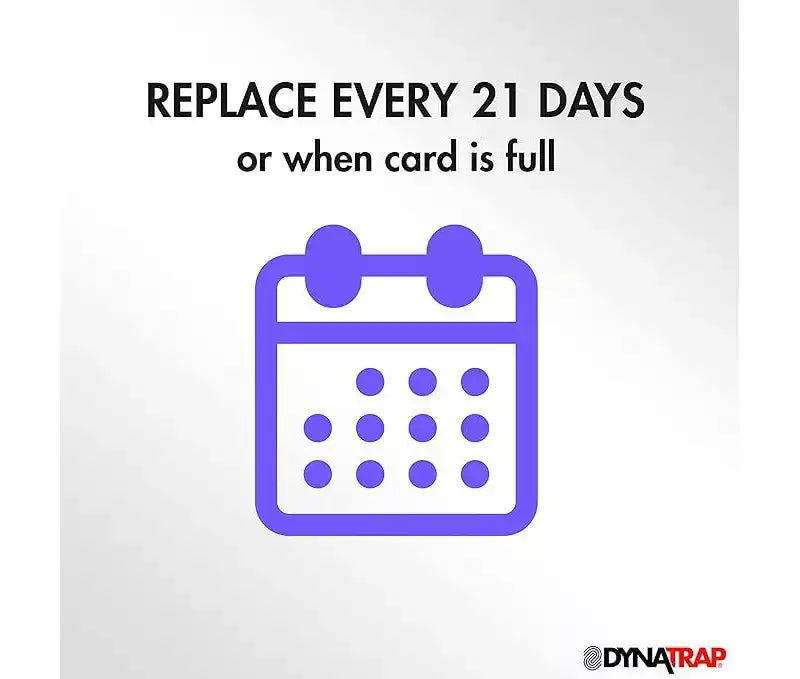 DynaTrap 23005-0612 DOT StickyTech Replacement Indoor Flying Insect Trap Glue Cards - 6 Pack