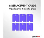 DynaTrap 23005-0612 DOT StickyTech Replacement Indoor Flying Insect Trap Glue Cards - 6 Pack