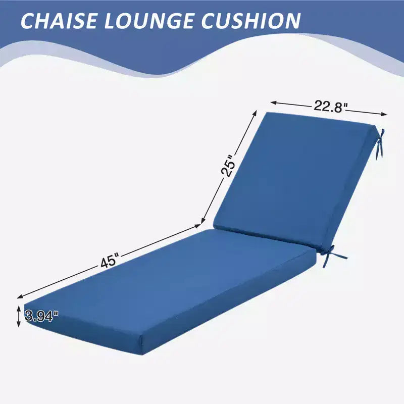 EROMMY Outdoor Chaise Lounge Chair Cushion