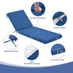 EROMMY Outdoor Chaise Lounge Chair Cushion