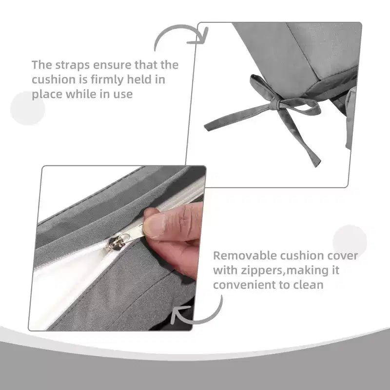 EROMMY Outdoor Chaise Lounge Chair Cushion