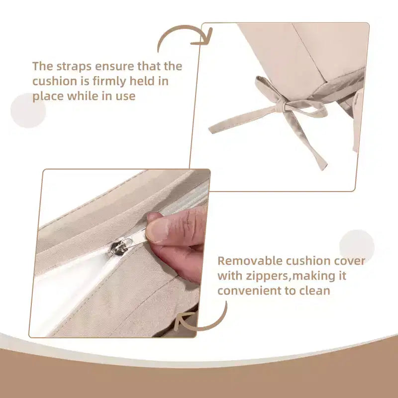 EROMMY Outdoor Chaise Lounge Chair Cushion