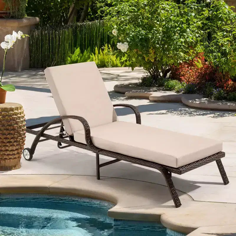 EROMMY Outdoor Chaise Lounge Chair Cushion