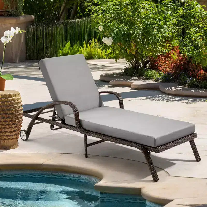 EROMMY Outdoor Chaise Lounge Chair Cushion