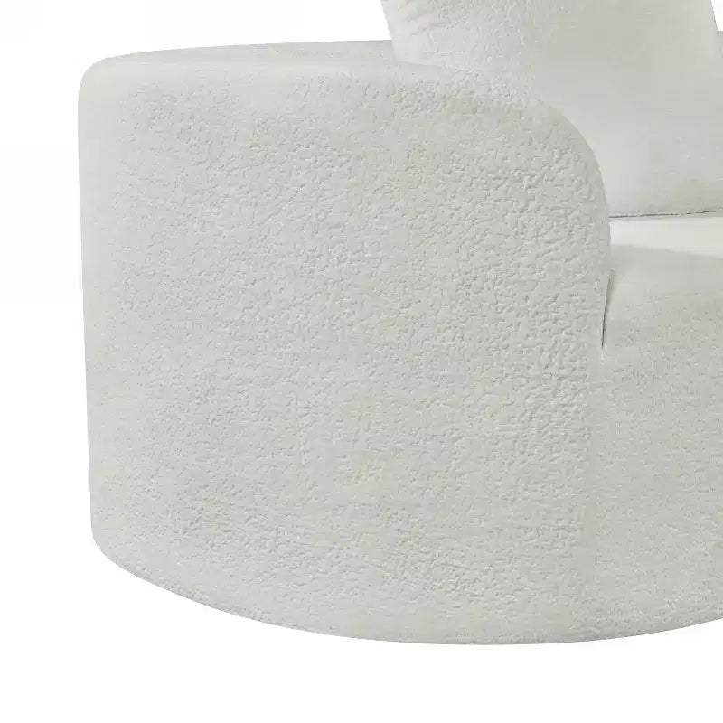 Christopher Knight Home 116 Modern Curved Sectional Sofa with High-Density Sponge and 4 Pillows