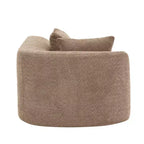 Christopher Knight Home 116 Modern Curved Sectional Sofa with High-Density Sponge and 4 Pillows