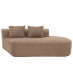 Christopher Knight Home 116 Modern Curved Sectional Sofa with High-Density Sponge and 4 Pillows