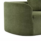 Christopher Knight Home 116 Modern Curved Sectional Sofa with High-Density Sponge and 4 Pillows