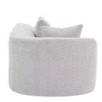 Christopher Knight Home 116 Modern Curved Sectional Sofa with High-Density Sponge and 4 Pillows