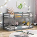 Whisen Full Over Full Bunk Bed with Ladder, Solid Construction