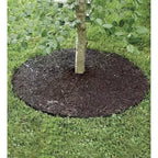 Plow & Hearth Permanent Mulch Recycled Rubber Tree Ring, 24 dia.