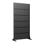 72 H35W Dovelina Black Metal Planter Box with Trellis Privacy Screen for Caf Patio,Garden & Balconies