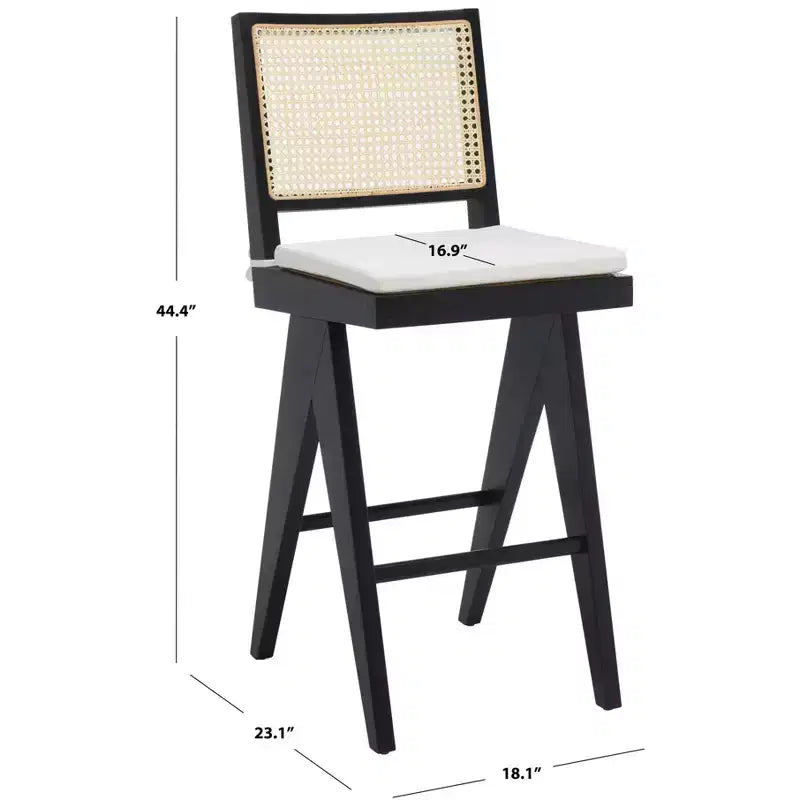 Colette Rattan Barstool - SFV4134 - Safavieh Couture