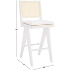 Colette Rattan Barstool - SFV4134 - Safavieh Couture