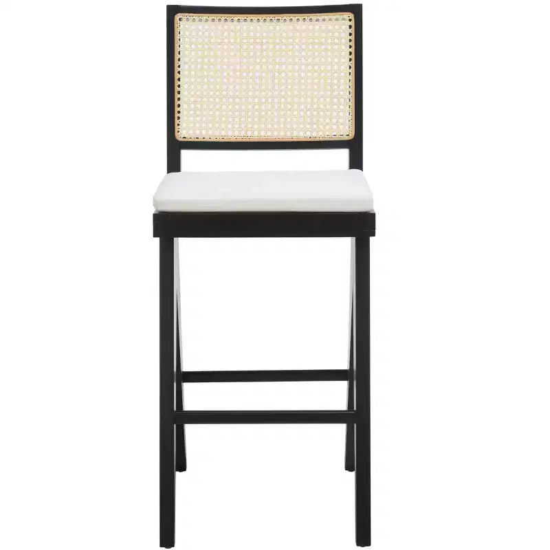 Colette Rattan Barstool - SFV4134 - Safavieh Couture