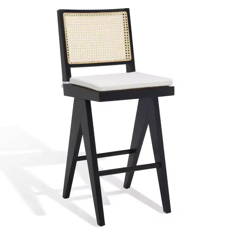 Colette Rattan Barstool - SFV4134 - Safavieh Couture