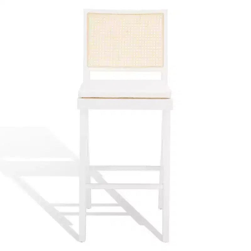 Colette Rattan Barstool - SFV4134 - Safavieh Couture