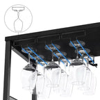 Whizmax Wine Cabinet with Large Storage Space and Detachable Rack, Small Sideboard and Buffet Cabinet with Mesh Door