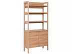 Glapelle 4 Shelf 2 Door Bookcase - ETG9601 - Oak - Safavieh