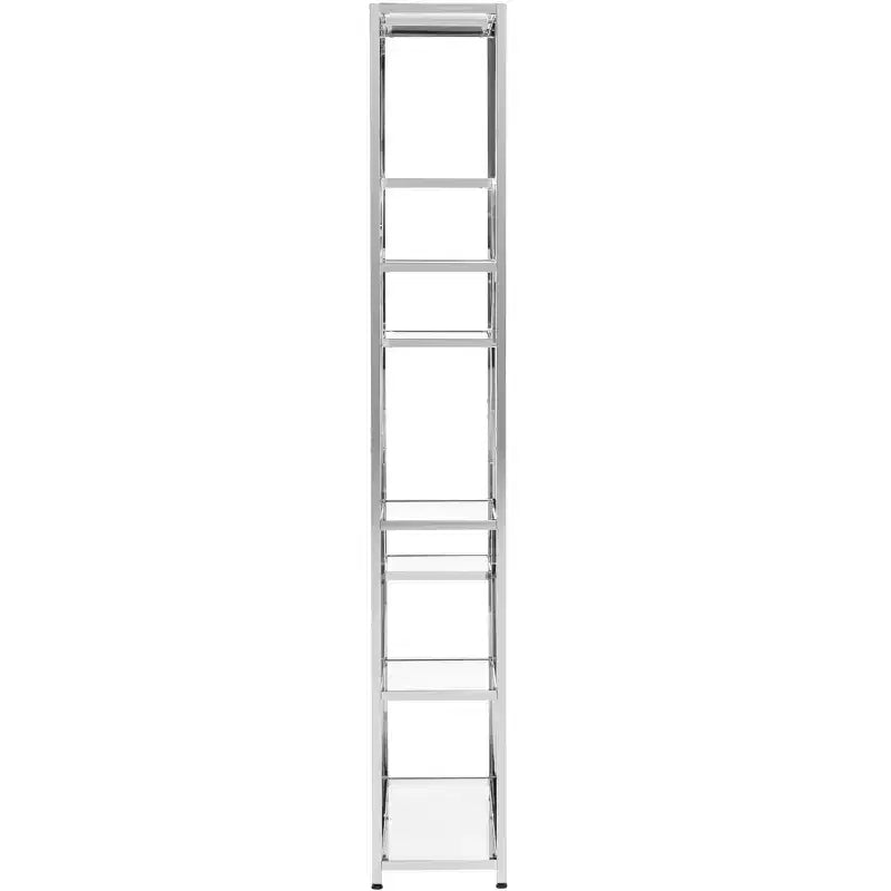 Benoit Chrome Bookcase - SFV1101 - Chrome - Safavieh Couture