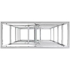 Benoit Chrome Bookcase - SFV1101 - Chrome - Safavieh Couture