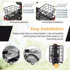 Costway 16 Folding E-Bike Portable Electric Bicycle with Peak 650 W Brushless Motor