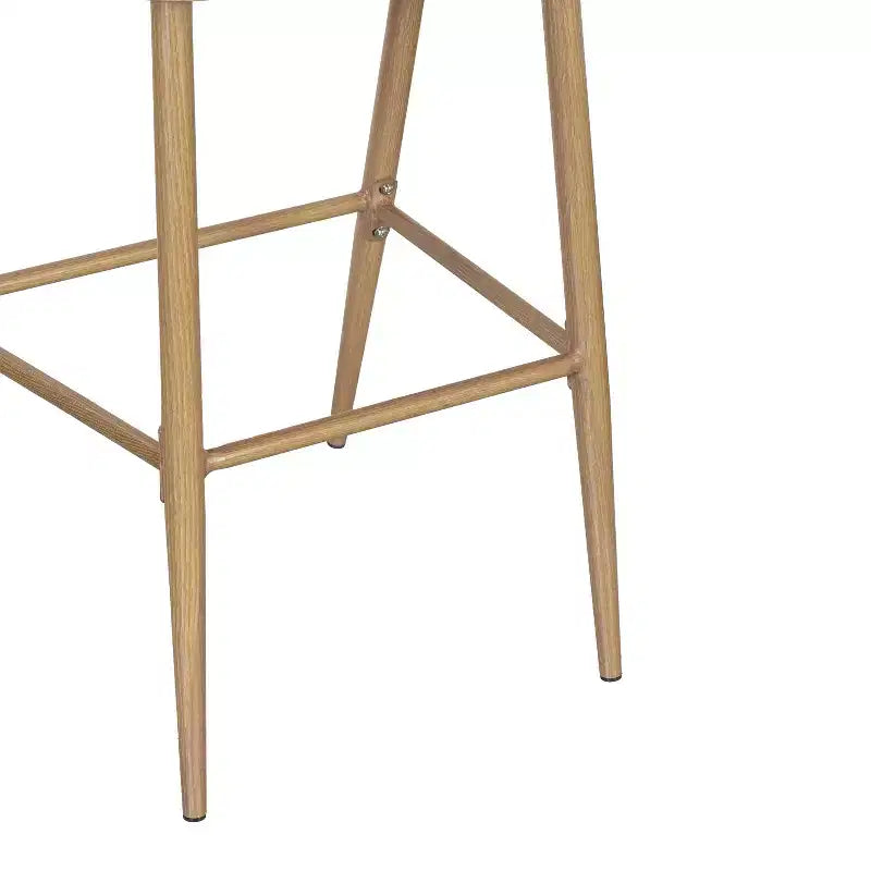Christopher Knight Home Youssef Outdoor 30 Aluminum and Rattan Barstools with Scallop-shaped Backrest (Set of 2)