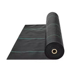 VEVOR Weed Barrier Landscape Fabric, 3*300FT Heavy Duty Garden Weed Fabric, Woven PP Weed Control Fabric, Driveway Fabric, Geotextile Fabric, Black