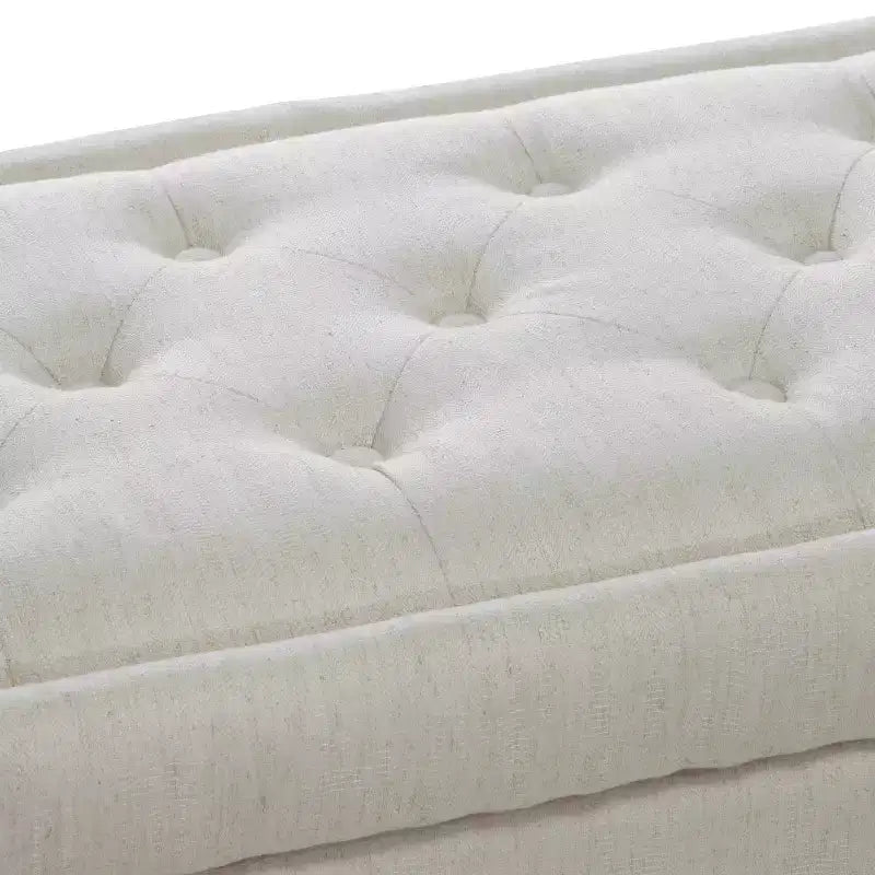 GDFStudio Breanna Contemporary Upholstered Tufted Storage Ottoman Bench