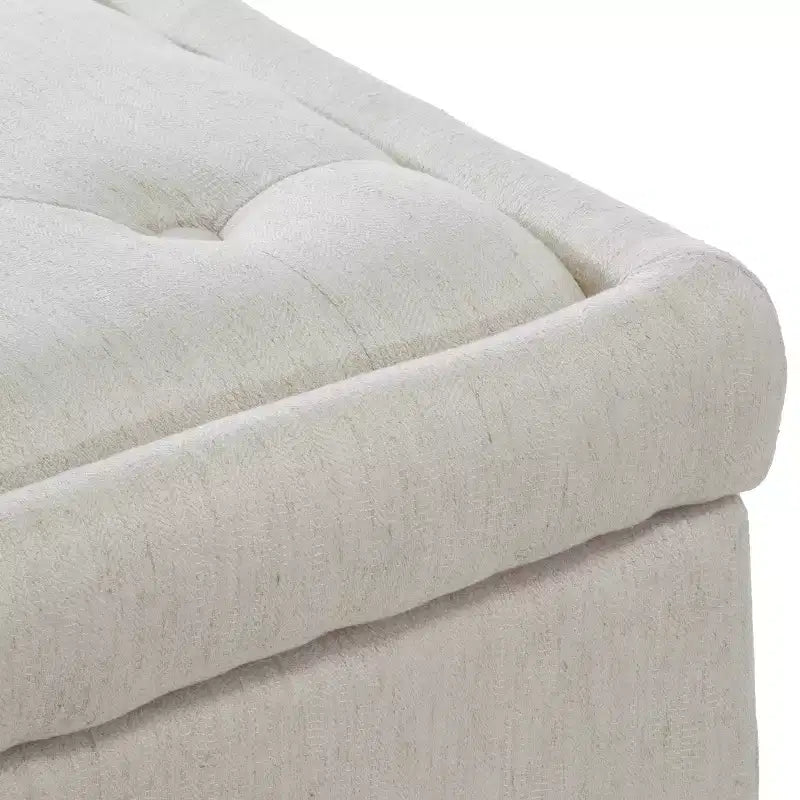 GDFStudio Breanna Contemporary Upholstered Tufted Storage Ottoman Bench