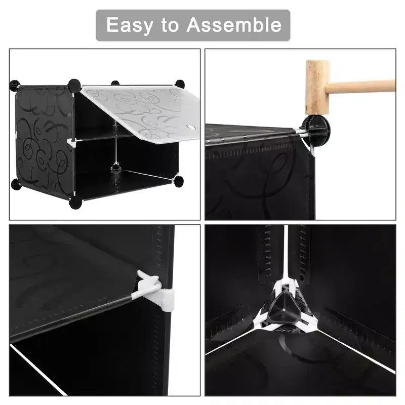Karl Home | 72 Pair Stackable Shoe Storage Cabinet