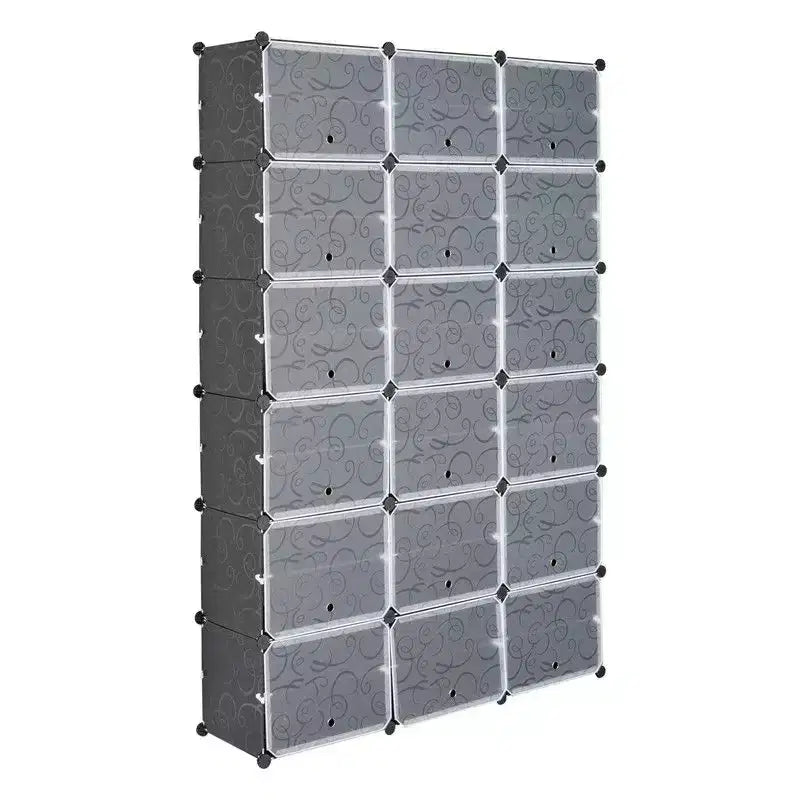 Karl Home | 72 Pair Stackable Shoe Storage Cabinet