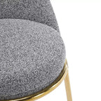 Christopher Knight Home Manlio Indoor Metal Frame Upholstered Barstools with Curved Backrest (Set of 2)