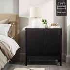 Best Choice Products 2-Door Reeded Storage Cabinet w/ Soft-Close Doors, Multipurpose Accent Furniture
