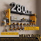 Hausource 3-Tier Power Tool Organizer Shelving Heavy Duty Storage Rack, Yellow