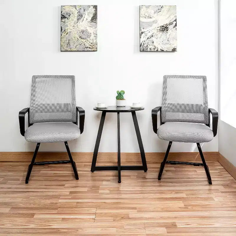 Home Imports Emporium Mesh Guest Chair  Ergonomic Reception Seating for Office or Lobby  Set of 2/4/6/8