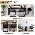 Home Imports Emporium Mesh Guest Chair  Ergonomic Reception Seating for Office or Lobby  Set of 2/4/6/8
