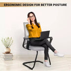 Home Imports Emporium Mesh Guest Chair  Ergonomic Reception Seating for Office or Lobby  Set of 2/4/6/8