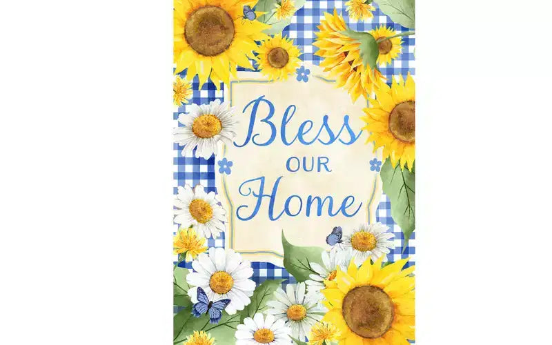 Briarwood Lane Spring Garden Flag 12x18 For Outdoor Bless This Home Floral For Spring Garden Flag Flags For Outside