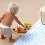 Sunnylife: Portable Picnic Table - Le Weekend Natural - Bamboo Snack Stand