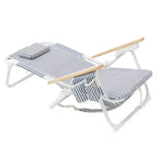Sunnylife Luxe Beach Chair - The Resort Coastal Blue-Fabric Lounger, Cooler Bag