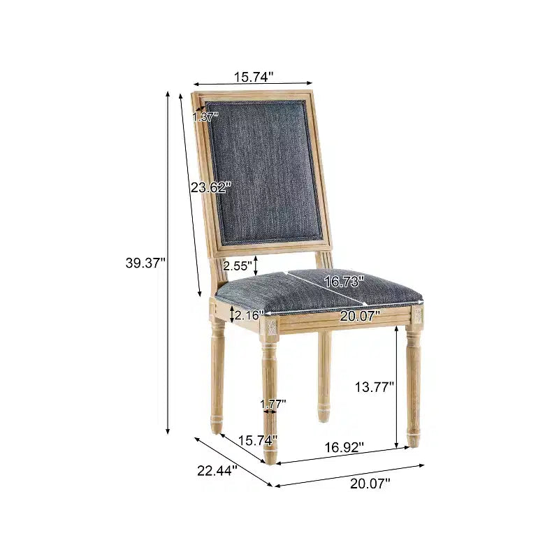 Christopher Knight Home Carina French Country Rubberwood Upholstered Dining Chair (Set of 6)