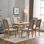Christopher Knight Home Carina French Country Rubberwood Upholstered Dining Chair (Set of 6)