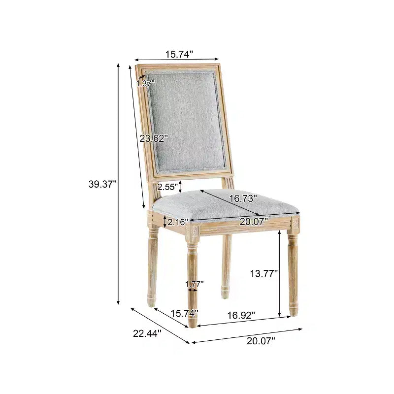 Christopher Knight Home Carina French Country Rubberwood Upholstered Dining Chair (Set of 6)
