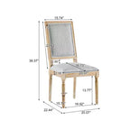 Christopher Knight Home Carina French Country Rubberwood Upholstered Dining Chair (Set of 6)