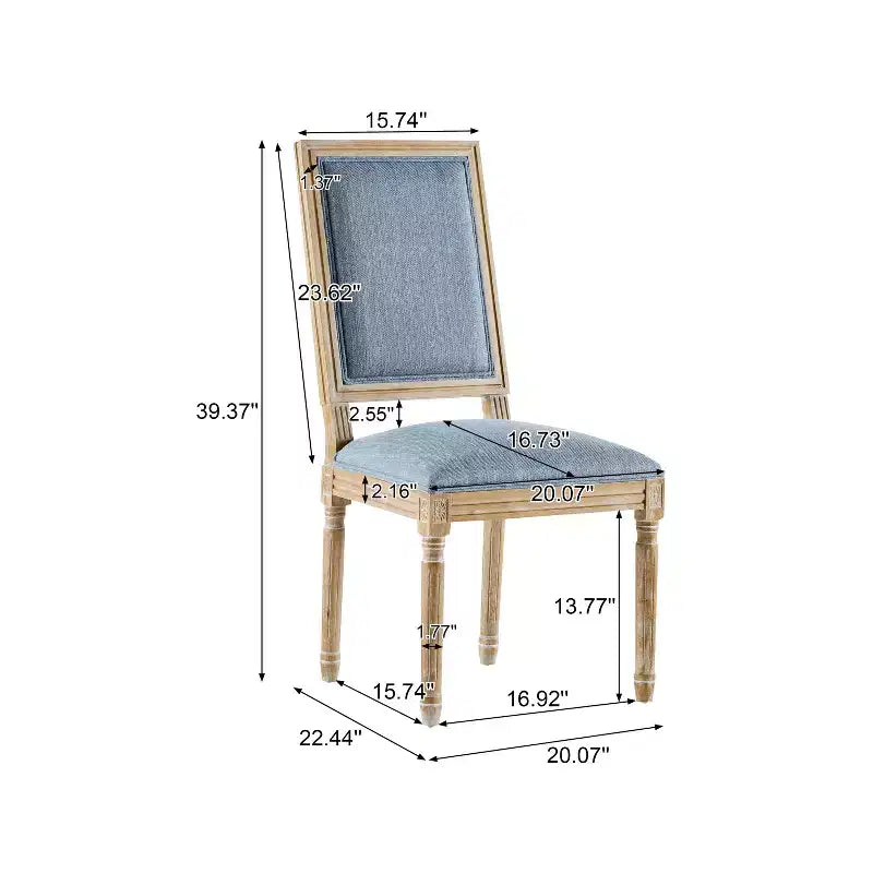 Christopher Knight Home Carina French Country Rubberwood Upholstered Dining Chair (Set of 6)