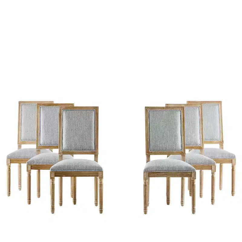 Christopher Knight Home Carina French Country Rubberwood Upholstered Dining Chair (Set of 6)