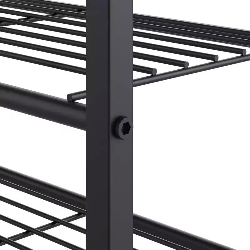 SUGIFT 5 Tier Shoe Rack Organizer for Closet Entryway with Storage Shelves