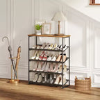 SUGIFT 5 Tier Shoe Rack Organizer for Closet Entryway with Storage Shelves